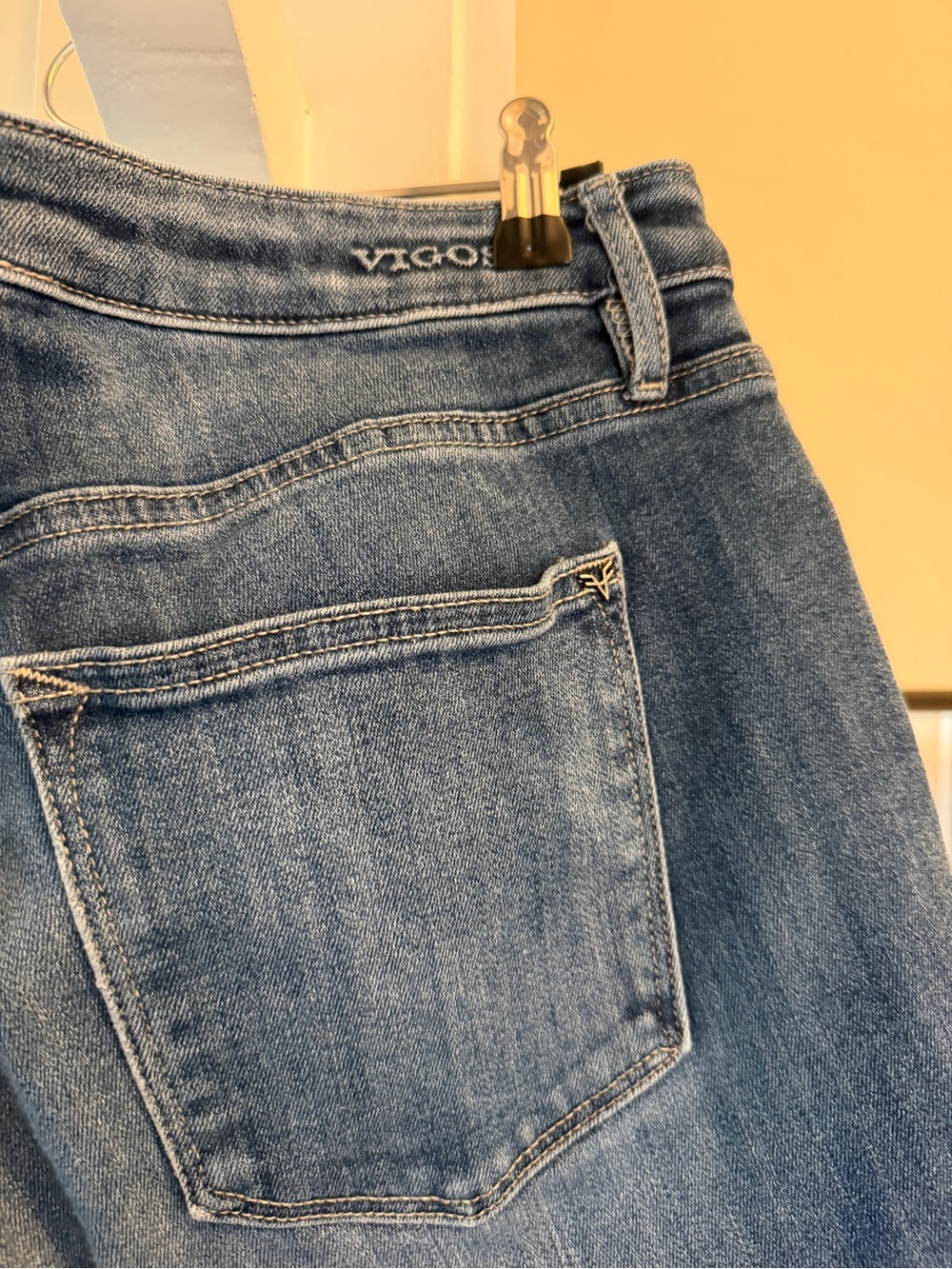 Vigoss Medium Blue Straight Leg Jeans - Picture 5 of 7